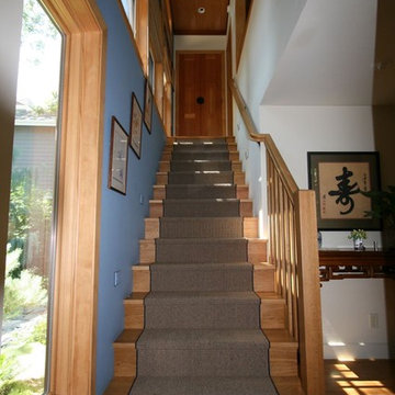 new stairs to second floor