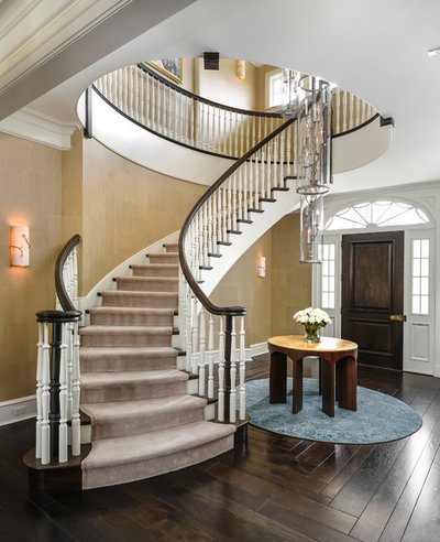 Traditional Staircase by Morgante Wilson Architects