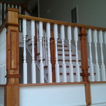 newel posts and handrails