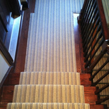 Newton, MA Custom Stair Carpet