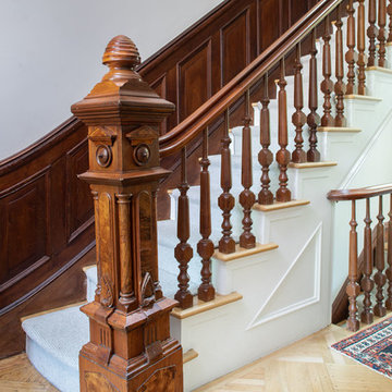 North Slope Landmarked Restoration - Parlor Stair Hall