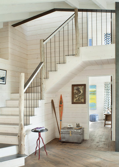 Beach Style Staircase by Pearson Design Group