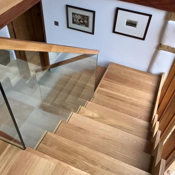 Oak Zigzag Stairs