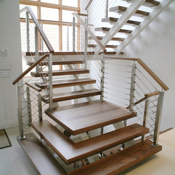 Open Riser Stairs