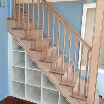 Open Stair with Storage - After