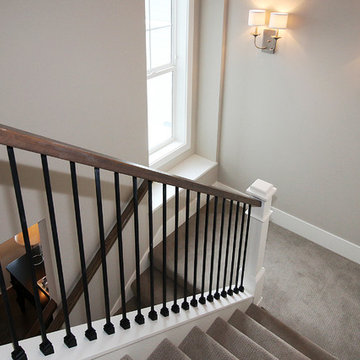 Open Stair with window seat