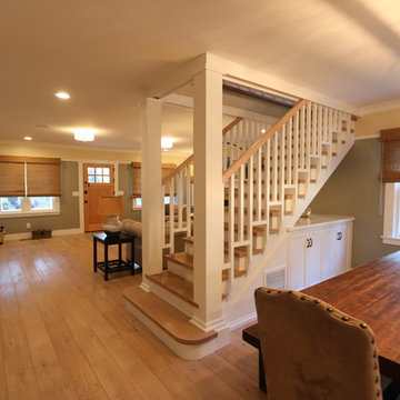 Open Staircase with Storage