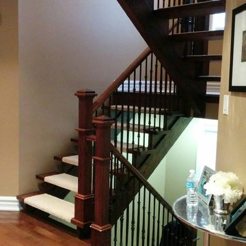 Open Tread Stair Home Design Runners