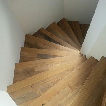 Organic Solid Wood Stairway installed by Ory's Hardwood Floors Inc. å