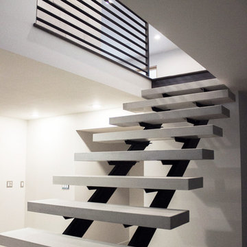 Organicrete® Stairway + Ironclad® Railing