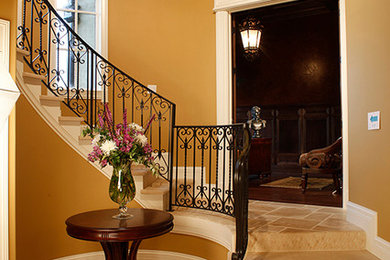 This is an example of a mediterranean staircase in Other.