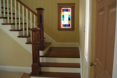Inspiration for a craftsman staircase remodel in San Francisco
