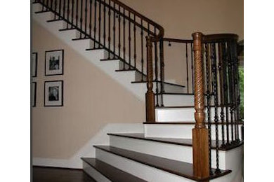 Example of a classic staircase design in Other