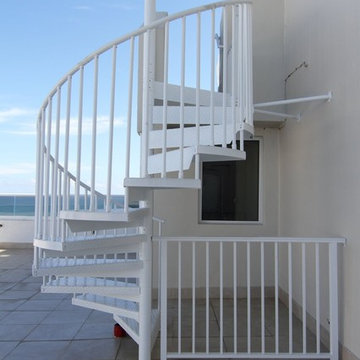Outdoor Spiral Staircase