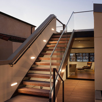 Outdoor Staircase with Ipe Wood Treads
