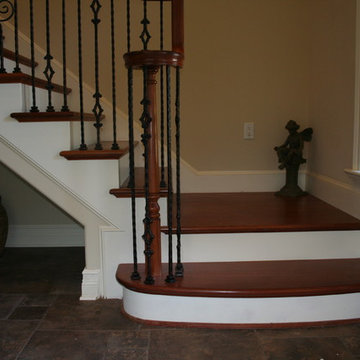 Over the Post Stair Project. English Residence. Vero Beach FL