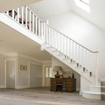 Painted Timber Staircase with Runner