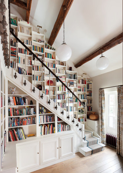 Eclectic Staircase by Oakley Moore Interior Design