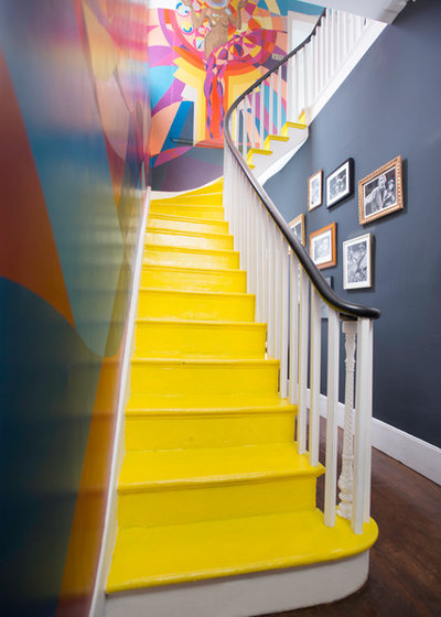 Eclectic Staircase by emilypenrosedesign.co.uk