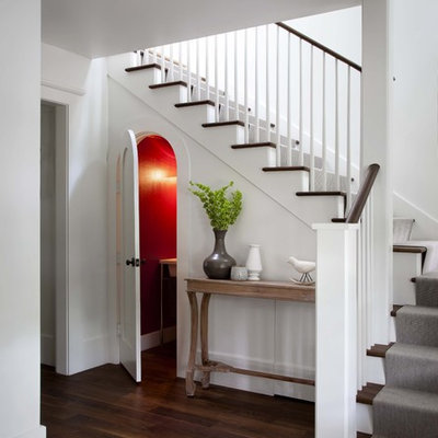 Elegant staircase photo in Austin