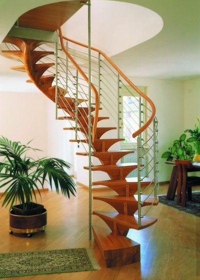 Modern Staircase by Siller Stairs