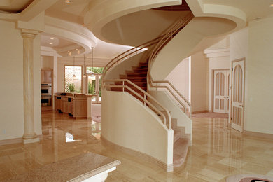 Inspiration for a contemporary staircase remodel in Las Vegas