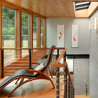 Inspiration for a contemporary staircase remodel in Seattle
