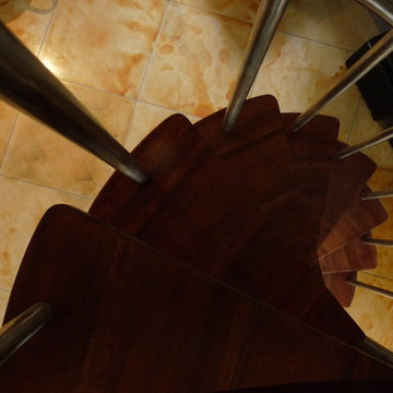 Pool House: Spiral Stair