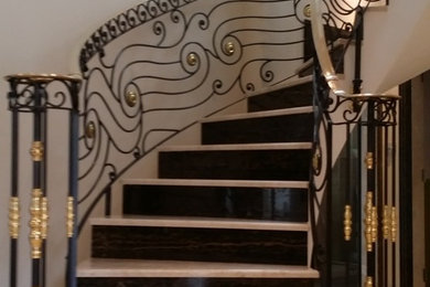 This is an example of a bohemian staircase in London.