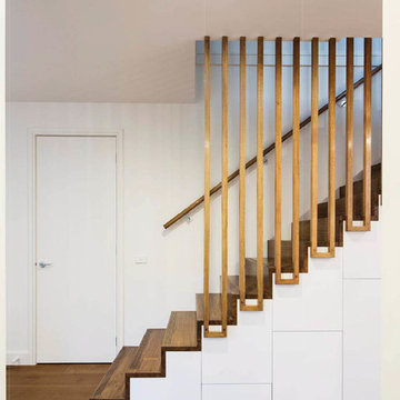 Modern White Staircase