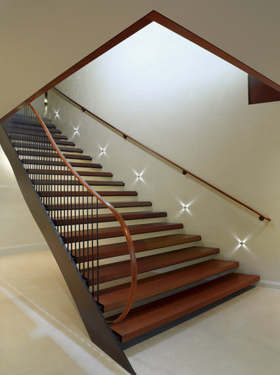 Contemporary Staircase by Sutton Suzuki Architects