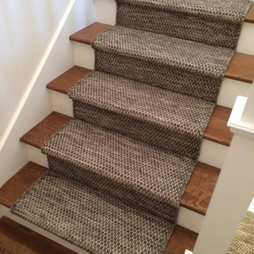 Queen Anne stair install(flat woven)