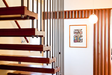 Inspiration for a contemporary staircase in Wellington.