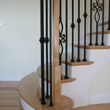 Radius Flared Stair Project/ Simon-Ware Residence