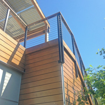 Railing for Solar Panel Structure in Minneapolis, MN