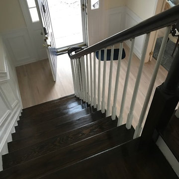 Railings, stairs, and floors