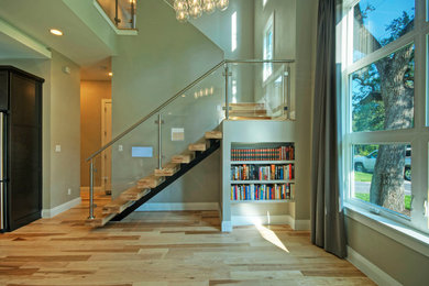 Inspiration for a timeless staircase remodel in Austin