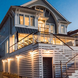 Rear stair - night