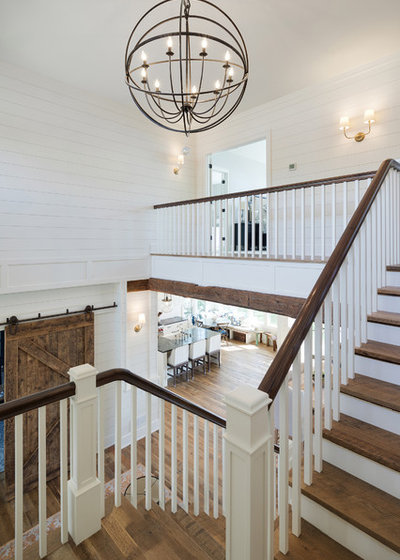 Beach Style Staircase by Lenox House Design