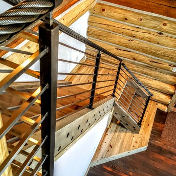Reclaimed Ski Lift Cable Rails