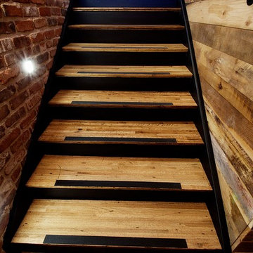 Reclaimed Wood Staircase