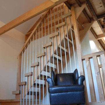 Reclaimed Wood Stairs