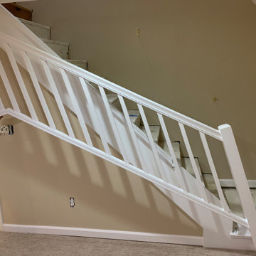 Removable railing before install