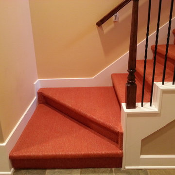Renovating New Carpet on a Staircase