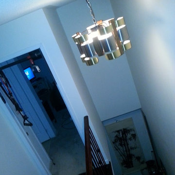 Rescued 2 awesome MCM Curtis Jere Type Chandeliers from a large home in Toronto.