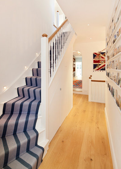 Traditional Staircase by Mitchell Berry Architects