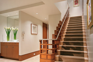 Идея дизайна: лестница в стиле модернизм