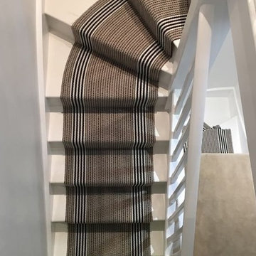 Roger Oates Flaxman Stone stair runner carpet in Basingstoke Hampshire