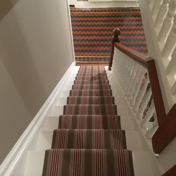 Roger Oates Sudbury Brick stair runner carpet in Guildford Surrey