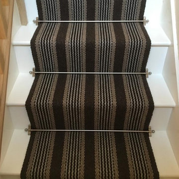 Roger Oates Sudbury Moorit stair runner carpet in Kingston Surrey
